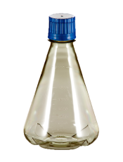 PC Erlenmeyer Flask, 2000ml, Baffled base, sterile